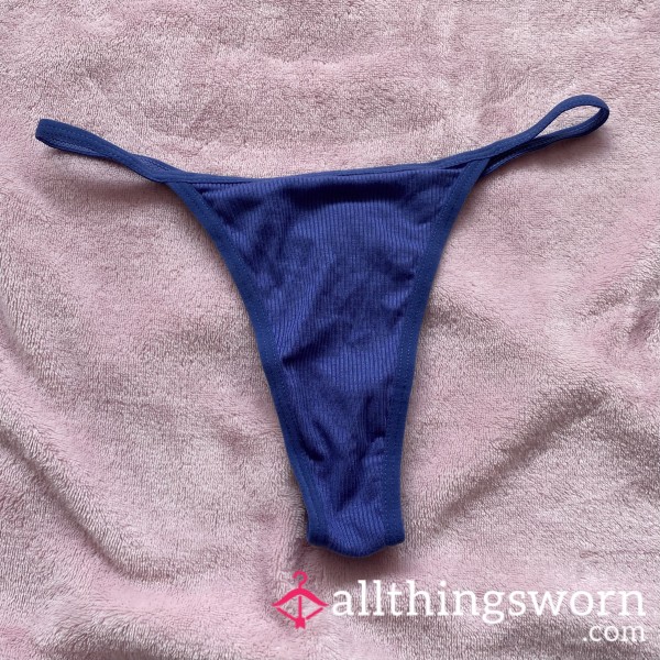 Cute Blue Thong ~ 48hr Wear 💙