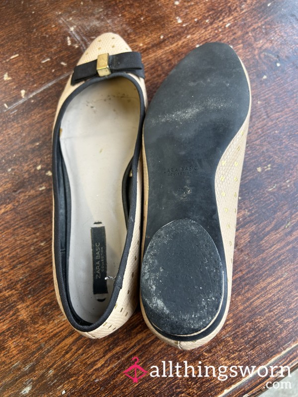Cute Bow Ballet Flats - Well Worn