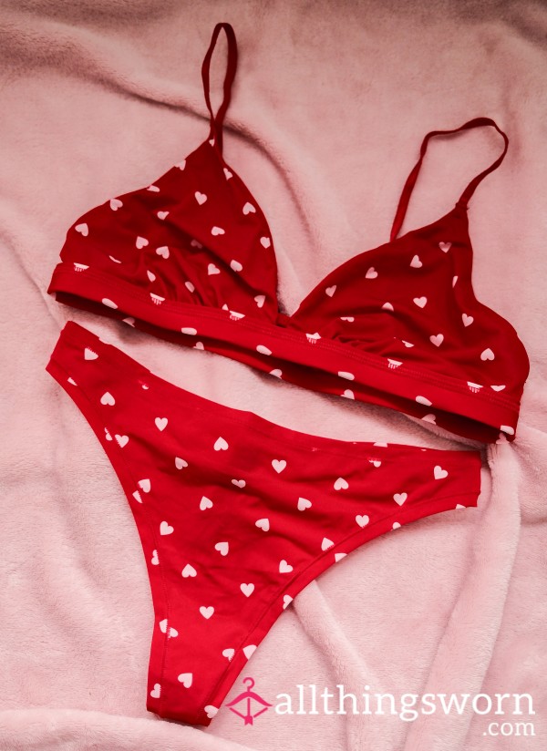 Cute Bra And Panties Set - 48hr Wear ❤️