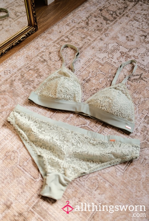Cute Bra And Panties Set, 48hr Wear 💚