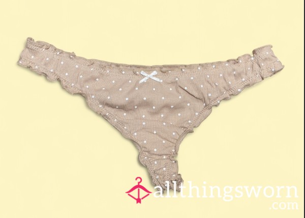 Cute Bratty Polka Dot Panties