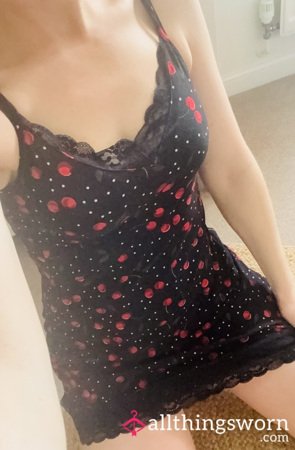 Cute Cherry Night Dress