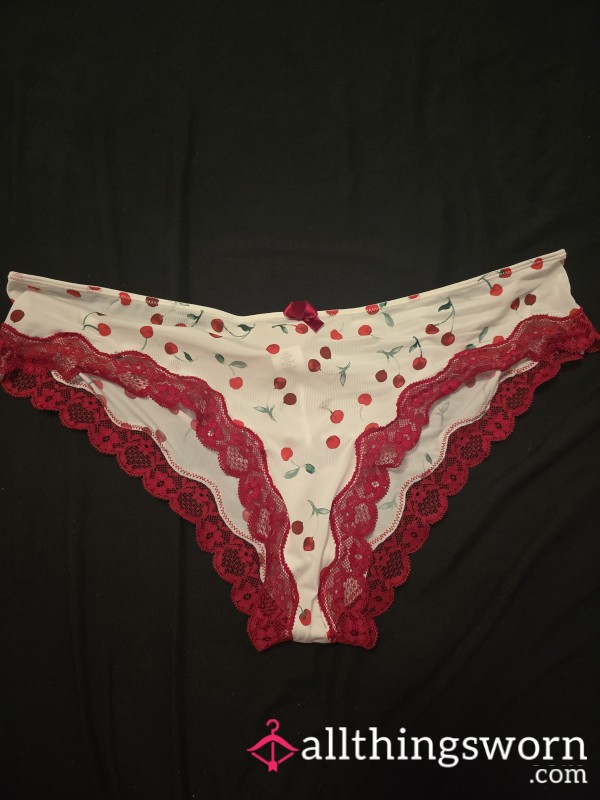 Cute Cherry Panties❤️48 Hr Wear. Willing And Hopeful To Customize