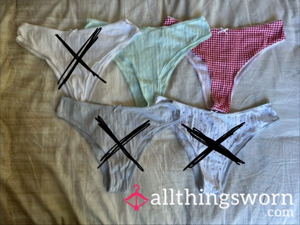 Cute Cotton Cheeky Panties 24 Hour Wear
