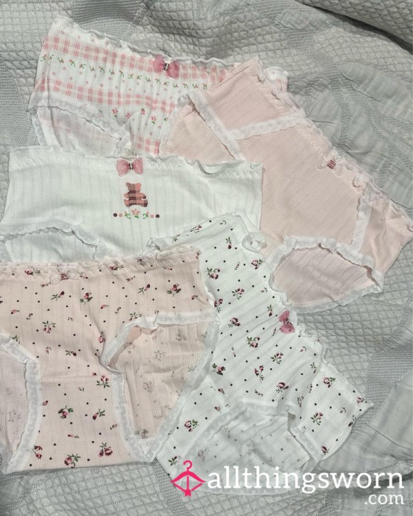 Cute Cotton Panties, 24hr Wear