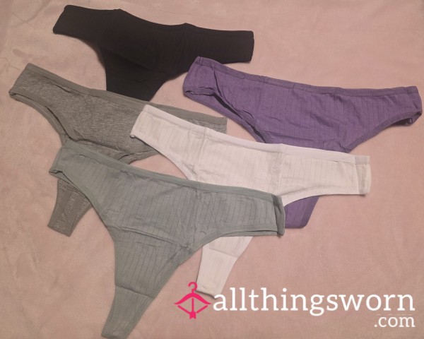 Cute Cotton Thong Panties