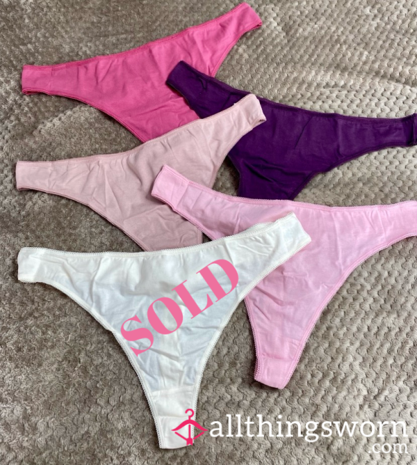Cute Cotton Thongs