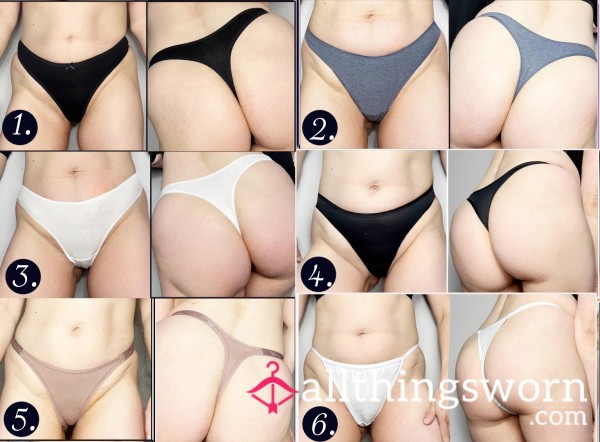 CUTE COTTON THONGS