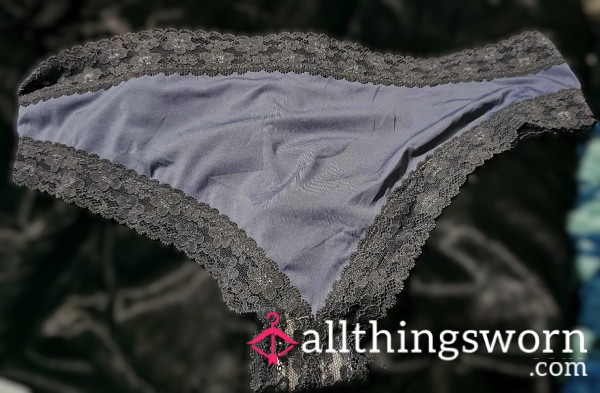 💞Cute Edge Laced Grey Panties!💞*3daywear**Shipping Included