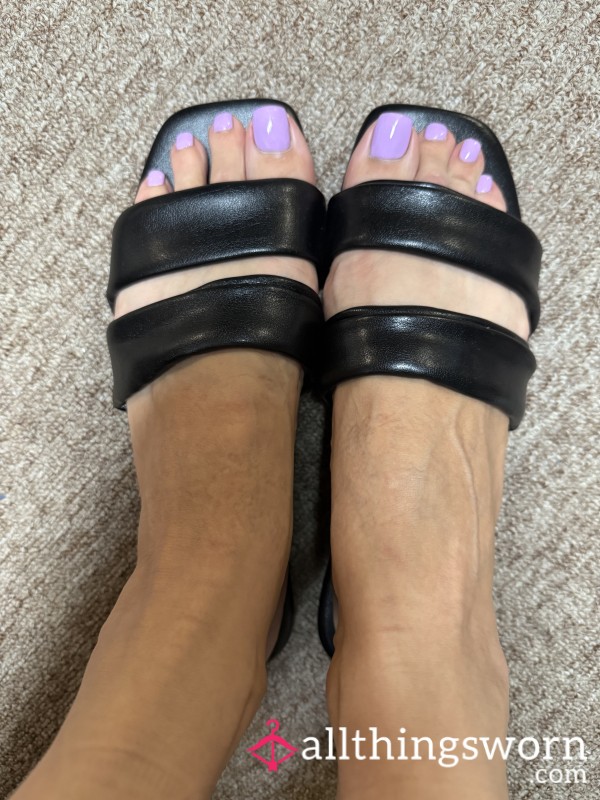Cute Faux Leather Sandals