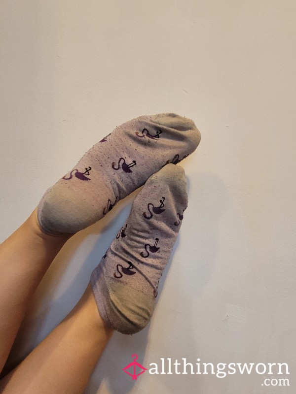 Cute Flamingo Ankle Socks