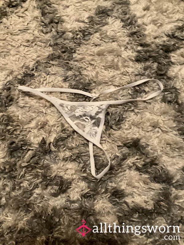Cute Flower See-through G String