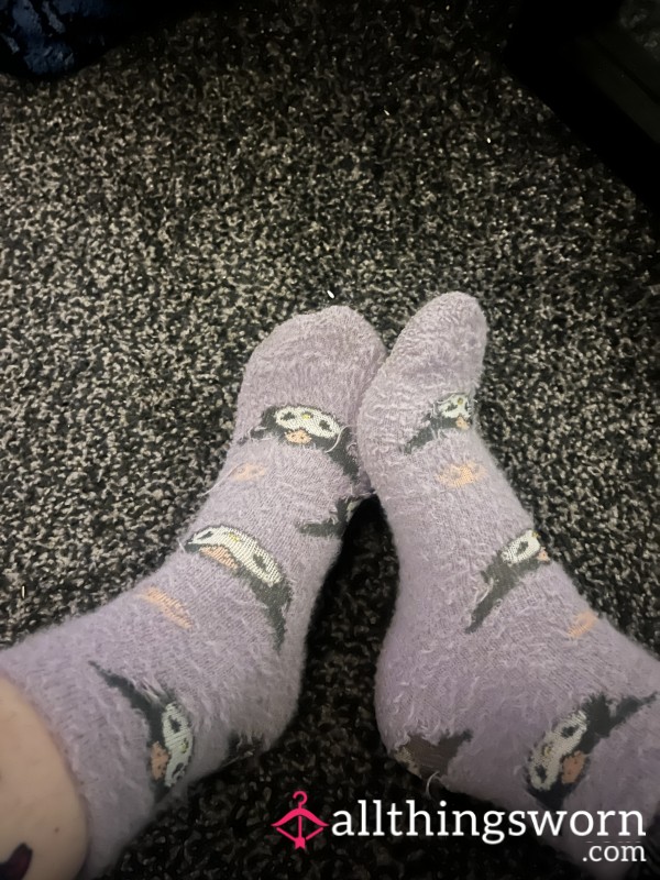 Cute Fluffy Kuromi Sanrio Socks