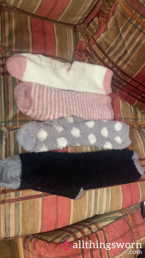 Cute Fluffy Socks ( Various Colours)