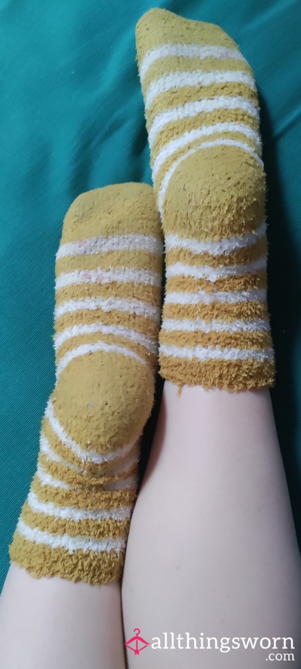 Cute Fluffy Striped Socks