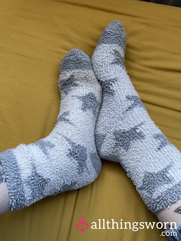 Cute Fluffy Winter Socks. 48 Hour Wear With Picture. Extras Available. £13 All In