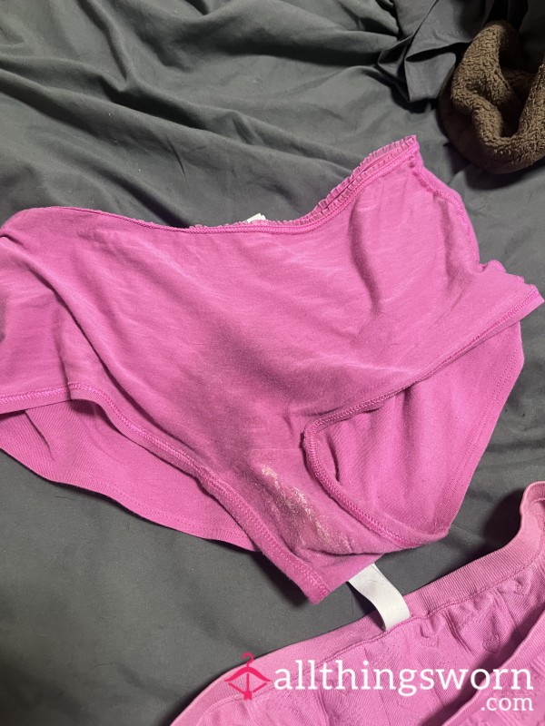 Cute Freshly Stained Pink Panties 🍯