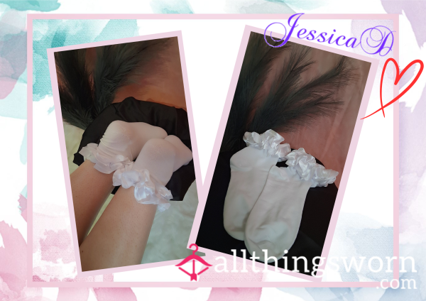 Cute Frilly Ankle Socks - 24 Hrs Wear