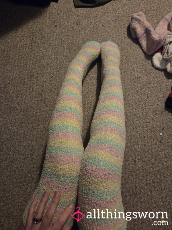 Cute Fuzzy Thigh Highs