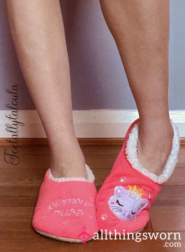 Cute Glamour Puss Slippers