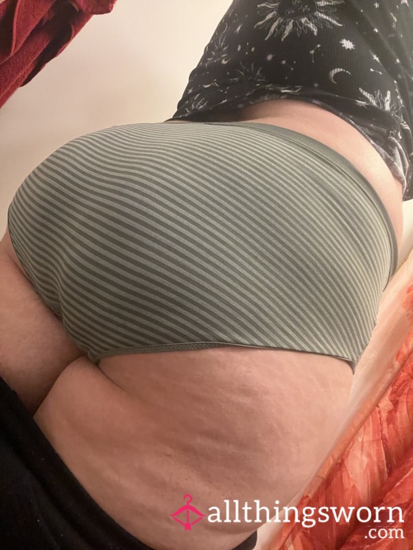 Cute Green Strip Panties