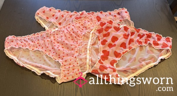 Cute Heart Panties - Book To Reserve A Wear!