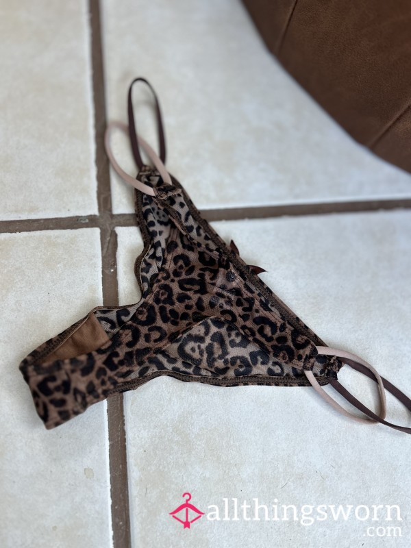 Cute Leopard Thong