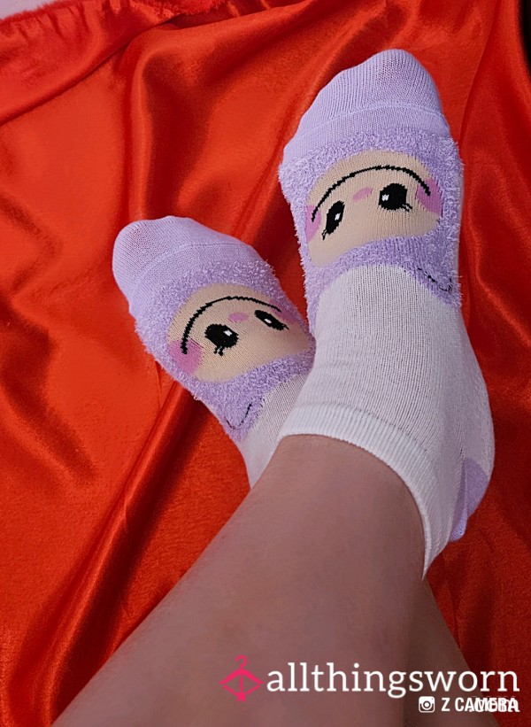 Cute Lilac Labubu Socks Can Be Worn Upto 1 Week Will Be Vacuum  Packed And Sealed For Freshness And Shipped Straight To You Price Does Not Include Postage