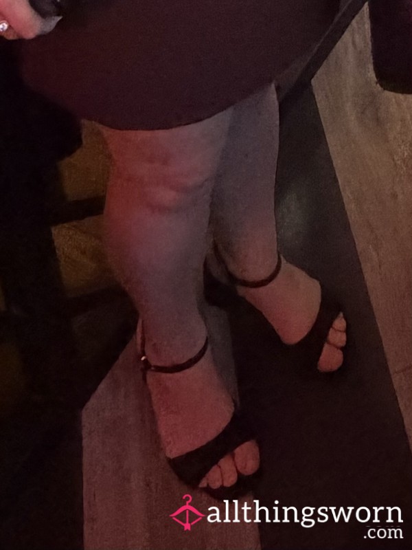 👠 Cute Little Black Heels – UK Size 5