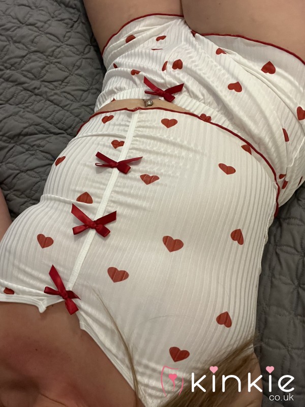Cute Love Heart Pj Set