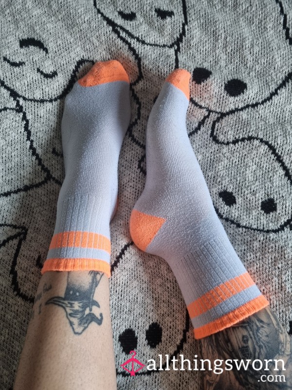 Old Neon Colour Crew Socks