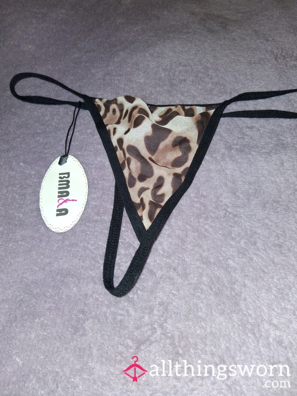 Cute Brand New Leopard Print Thong 🐆 Untouched & Ready To Be Worn