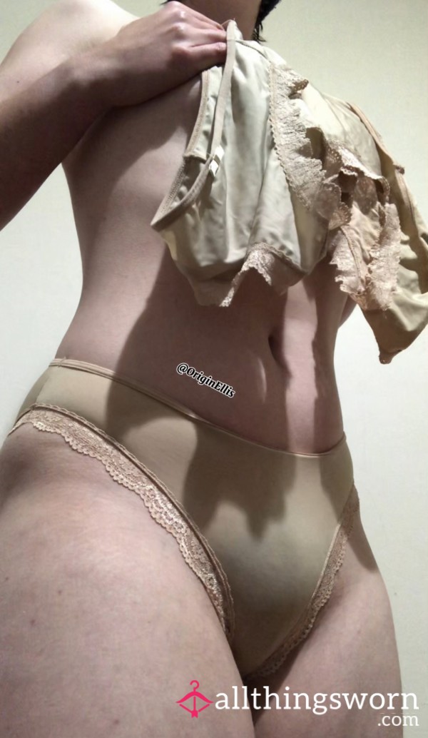Cute Nylon & Lace Panties 😍 (3 Pairs Available)