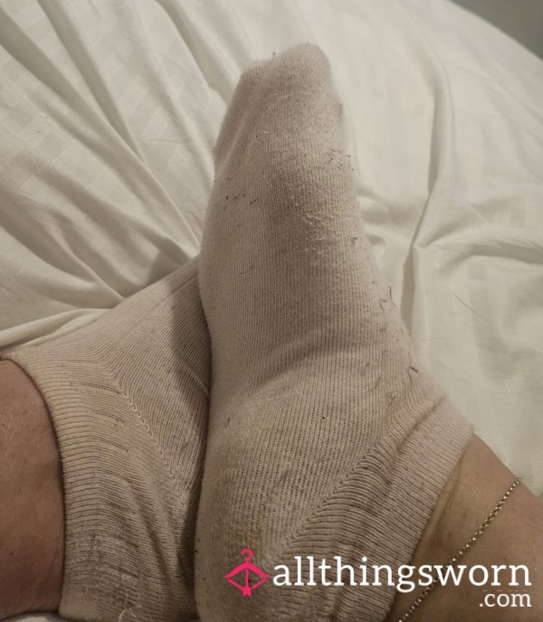 Cute Pink 3 Day Wear Sweaty Pink Ankle Socks