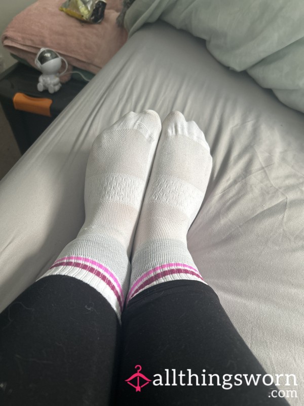 Cute Pink And White Socks 💕