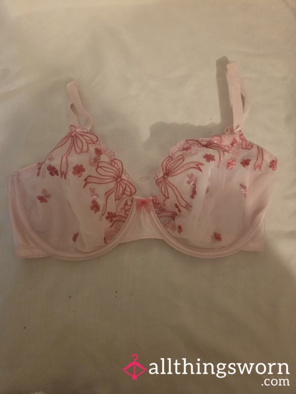 Cute Pink Bra Worn To Your Desired Time