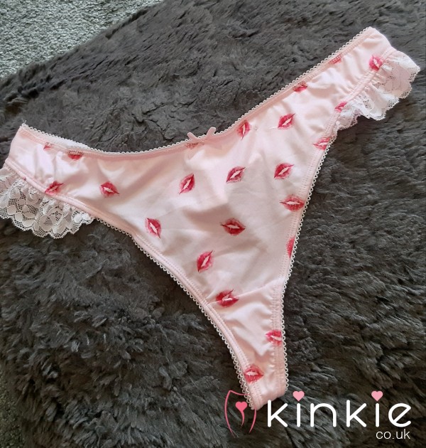 Cute Pink Dirty Fresh Knickers With Natural Stains Of Your Choice 💛🤎💦