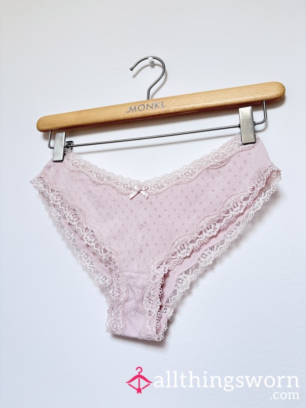 Cute Pink Lace Panties Brand New & Custom Worn Just For You