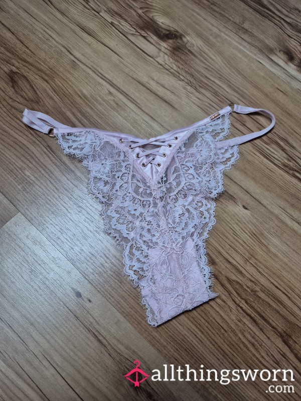 Cute Pink Lace Panties