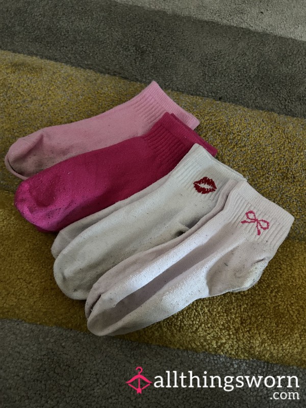 Cute Socks, Worn For 24 Hours, Dirty, Smelly, Sweaty
