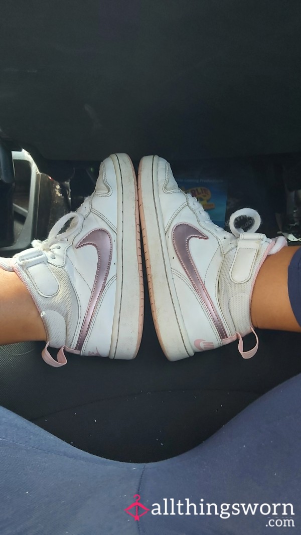 ***SOLD*** Cute Pink Stinky Nike High Tops