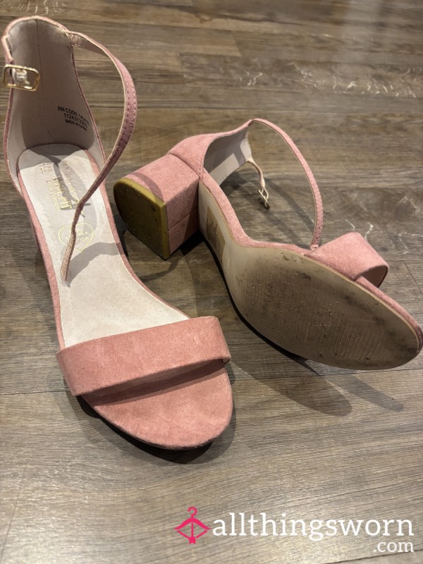 Cute Pink Very Worn Heels