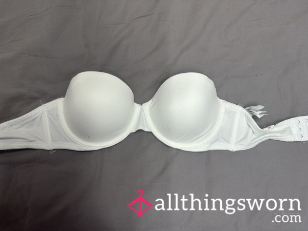 Cute Plain White Bra