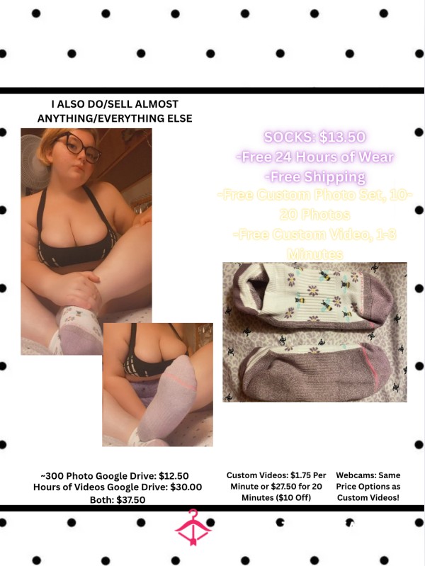 Cute Purple And Pink Socks With Flowers And Bees