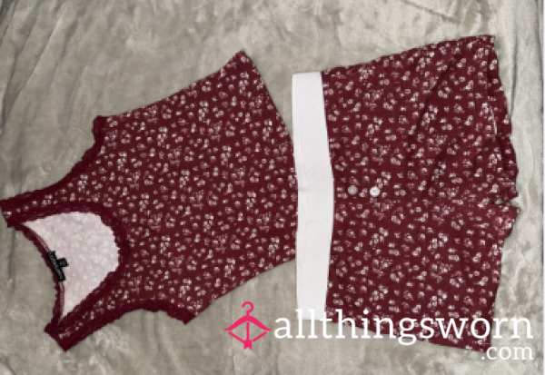 Cute Red Night Set ❤️✨