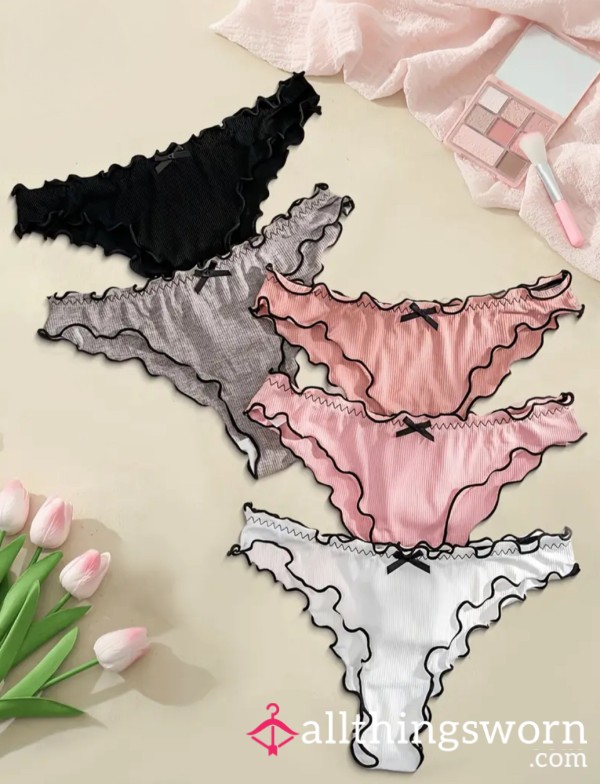 Cute Ruffled Panties Size Small
