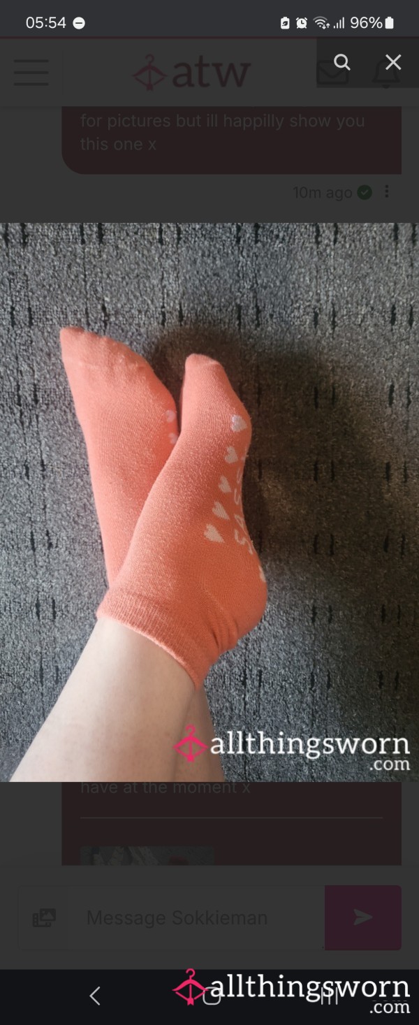 Cute Sa**y  Ankle/trainer Socks