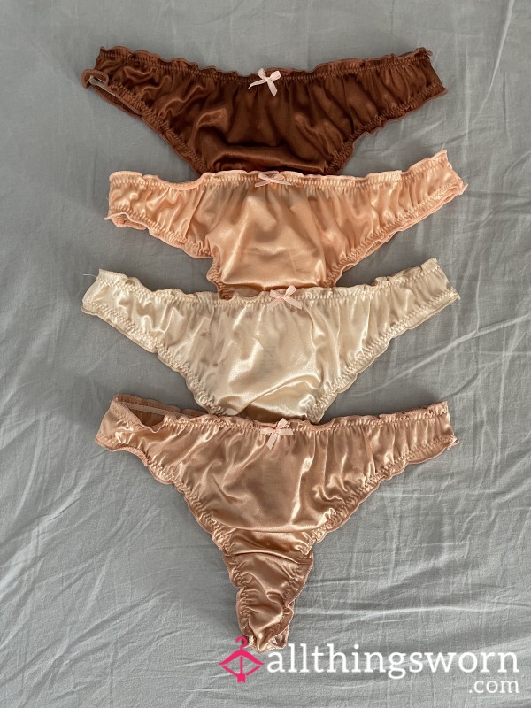 Cute Satin Thongs