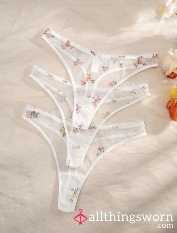 Cute See Through Thongs