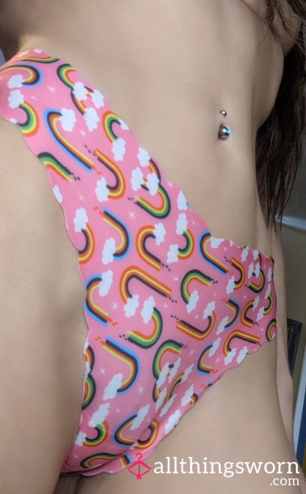 Cute Silky Seamless Patterned Brazilian Panties